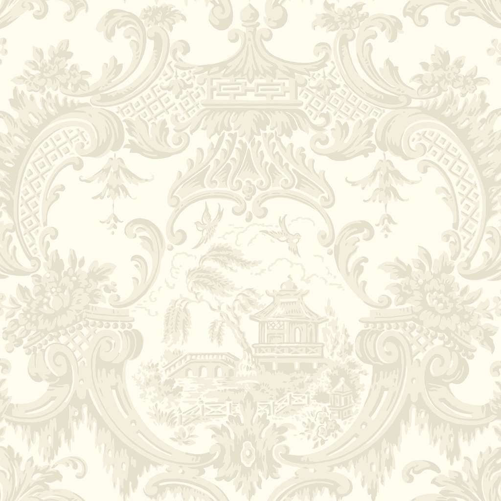 Chippendale China-Behang-Tapete-Cole & Son-White-Rol-100/3010-Selected Wallpapers