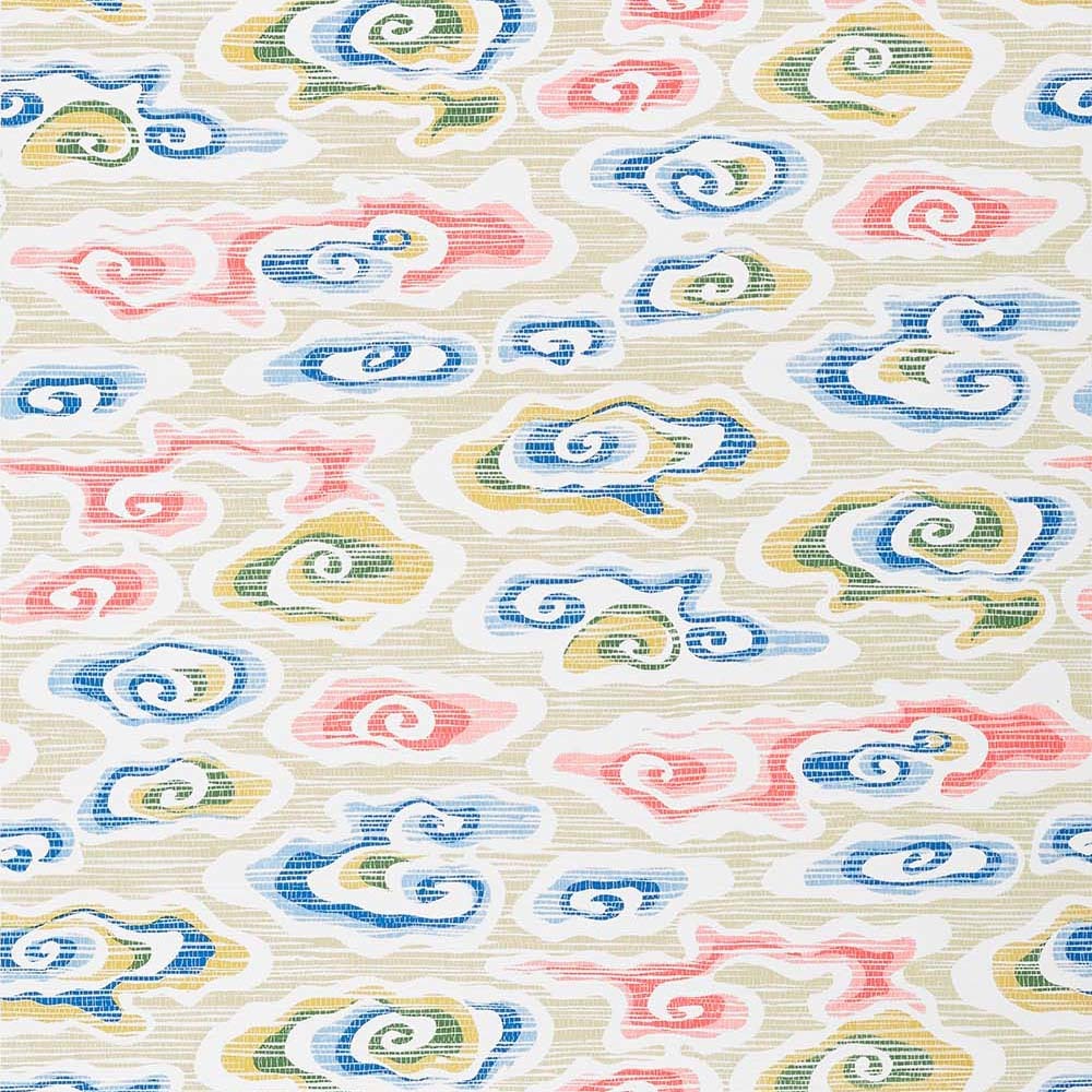 Clear Clouds-Behang-Tapete-Thibaut-Multi-Rol-T13319-Selected Wallpapers