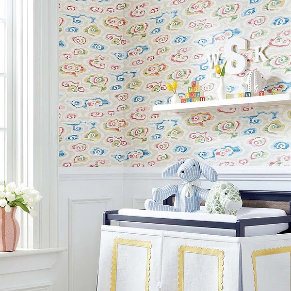 Clear Clouds-Behang-Tapete-Thibaut-Selected Wallpapers