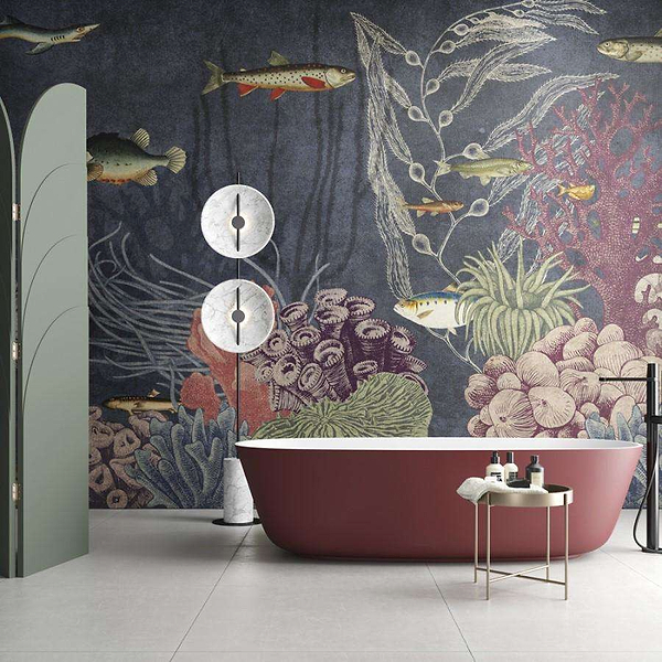 Contro Corrente-behang-Tapete-Inkiostro Bianco-Selected Wallpapers