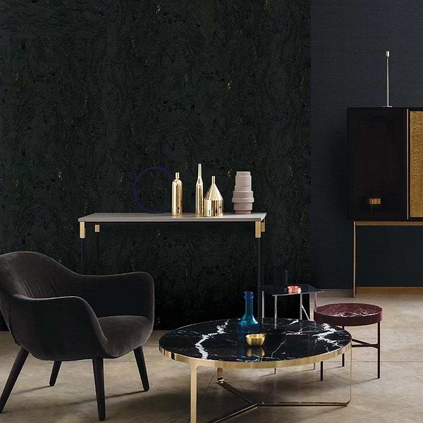 Cork Natural Palette-behang-Greenland-Selected Wallpapers
