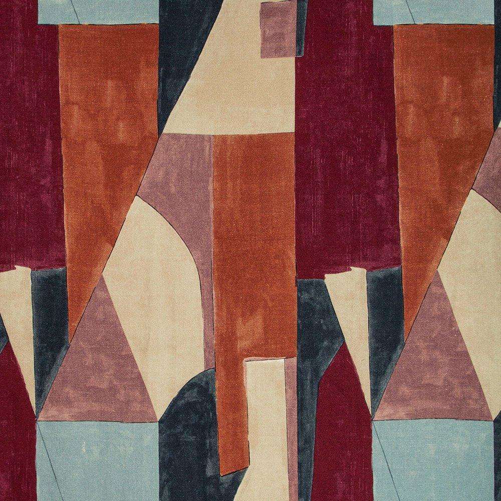 District stof-Fabric-Tapete-Kelly Wearstler-Claret-Meter (M1)-GWF-3752.795-Selected Wallpapers