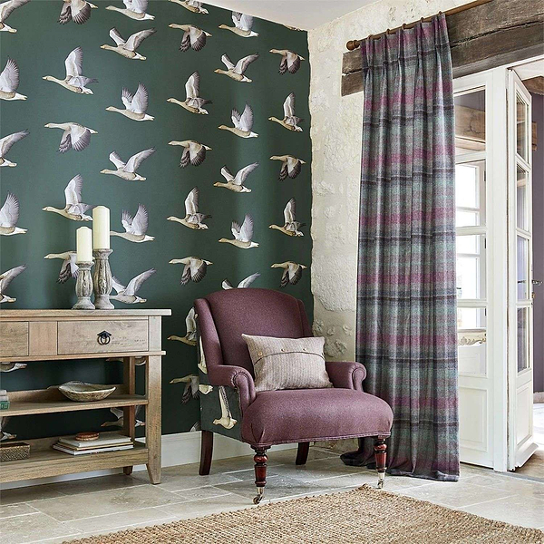 Elysian Geese-behang-Tapete-Sanderson-Selected Wallpapers