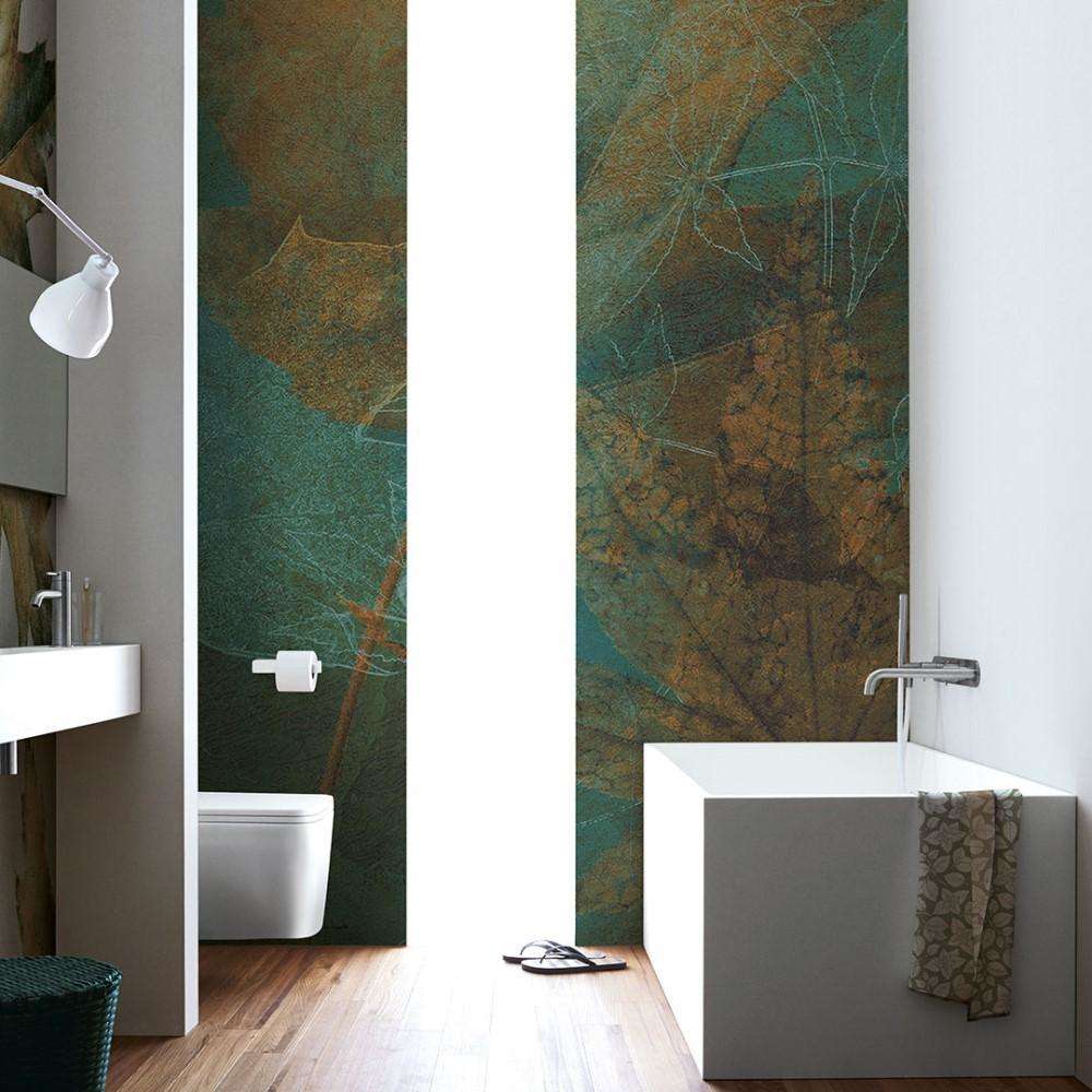 Falling | Fiber Glass-behang-Tapete-Inkiostro Bianco-Selected Wallpapers