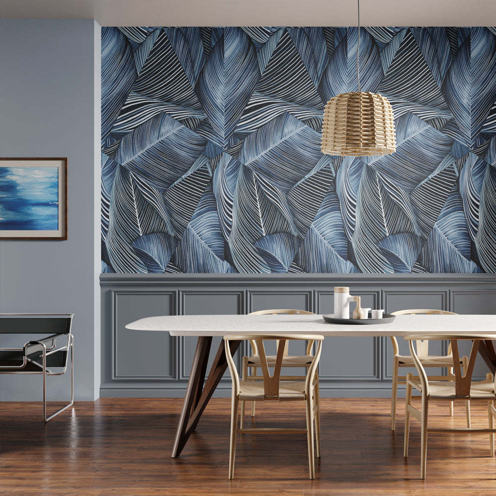 Foliage-Behang-Tapete-Inkiostro Bianco-Selected Wallpapers