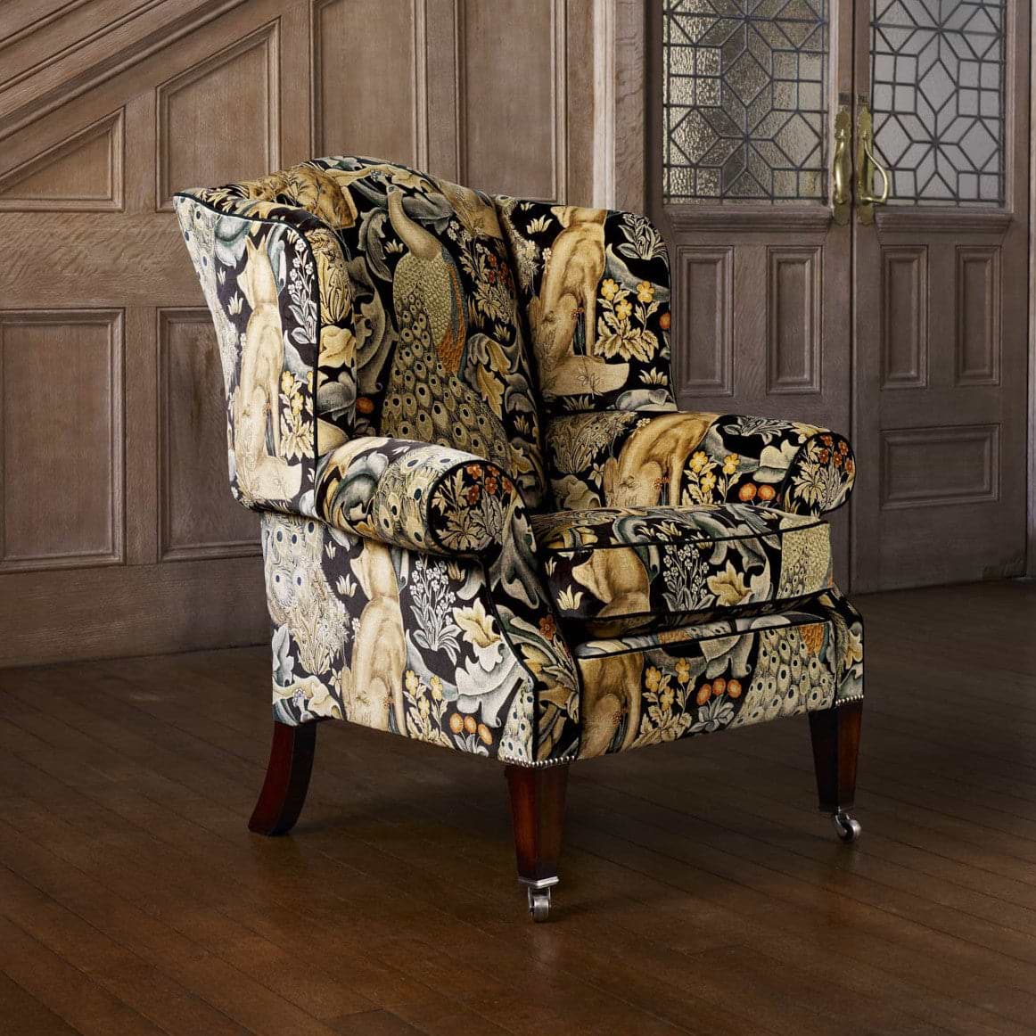 Forest Velvet stof-Fabric-Tapete-Morris & Co-Selected Wallpapers