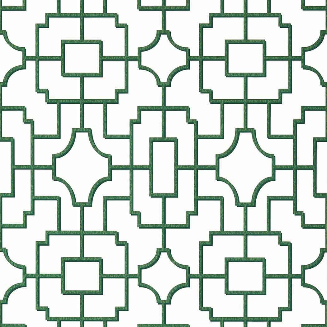 Fretwork-Behang-Tapete-Thibaut-Green-Rol-T20868-Selected Wallpapers