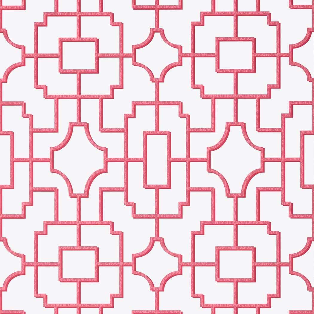 Fretwork-Behang-Tapete-Thibaut-Pink-Rol-T20872-Selected Wallpapers