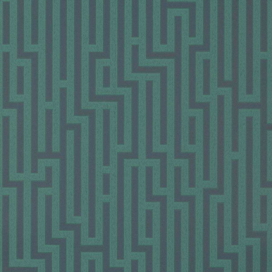 Fretwork-behang-Tapete-GP&J Baker-Indigo/Teal-Rol-BW45007.9-Selected Wallpapers