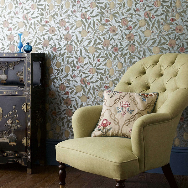 Fruit W/P-behang-Tapete-Morris & Co-Selected Wallpapers