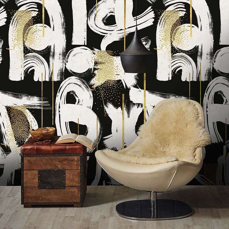 Gestural Abstraction-behang-Tapete-Mind the Gap-Selected Wallpapers