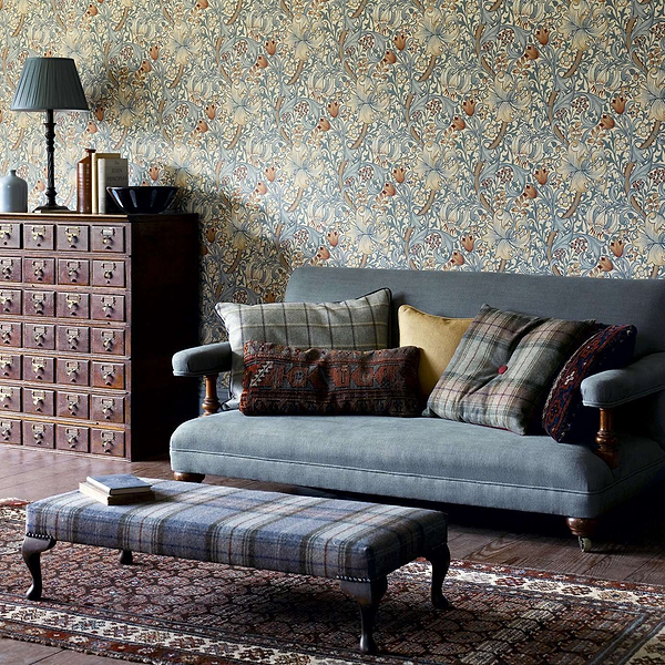 Golden Lily-behang-Tapete-Morris & Co-Selected Wallpapers