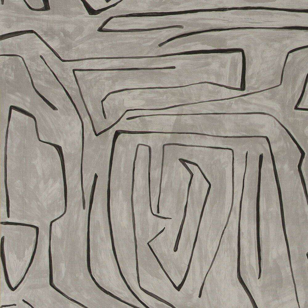 Graffito stof-Fabric-Tapete-Kelly Wearstler-Graphite-Meter (M1)-GWF-3530.118-Selected Wallpapers