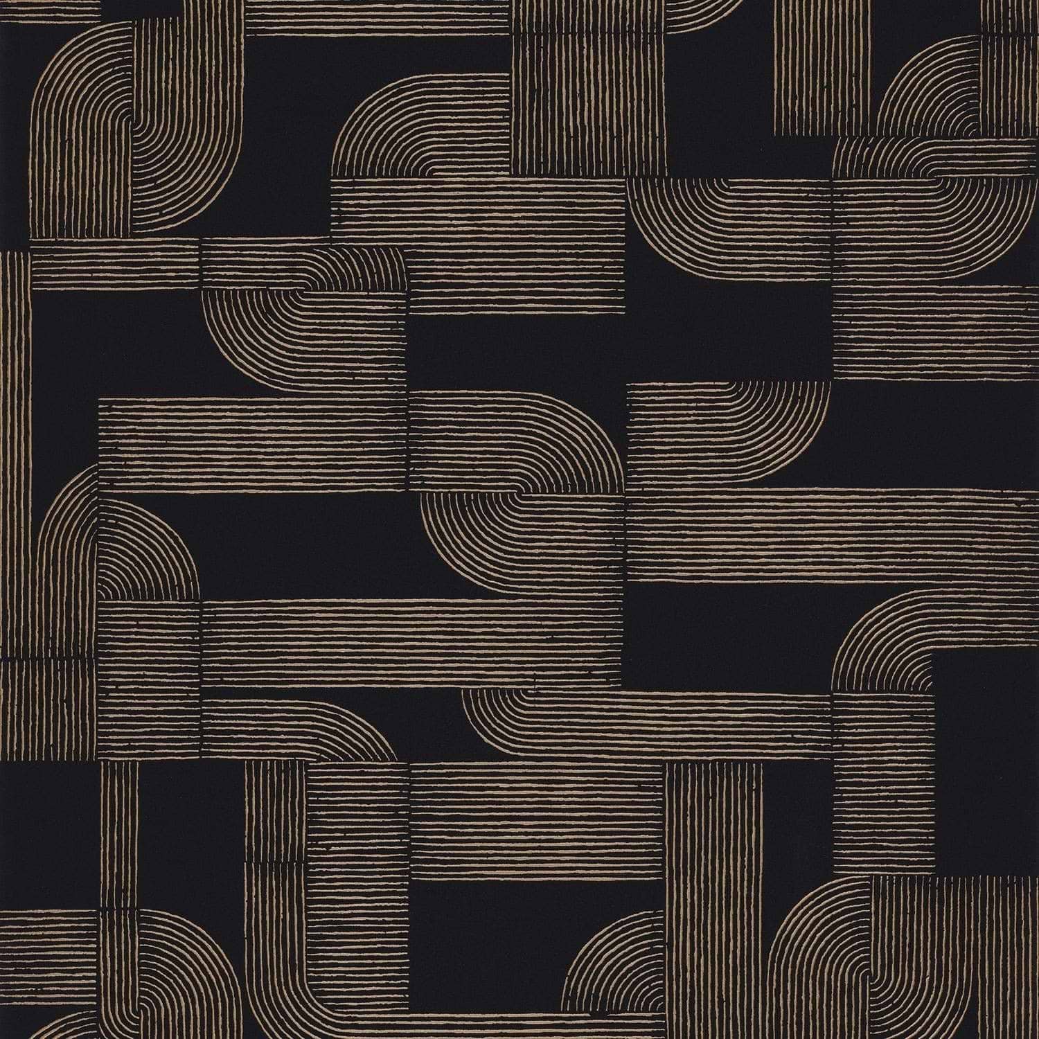 Hector-Behang-Tapete-Casamance-Noir-Rol-75701936-Selected Wallpapers