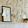 Hollyhocks-wallpaper-Sanderson-Selected Wallpapers