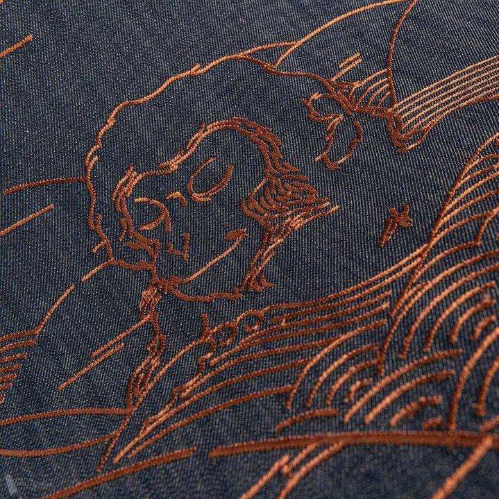 Indigo Macaque-behang-Tapete-Moooi-Selected Wallpapers