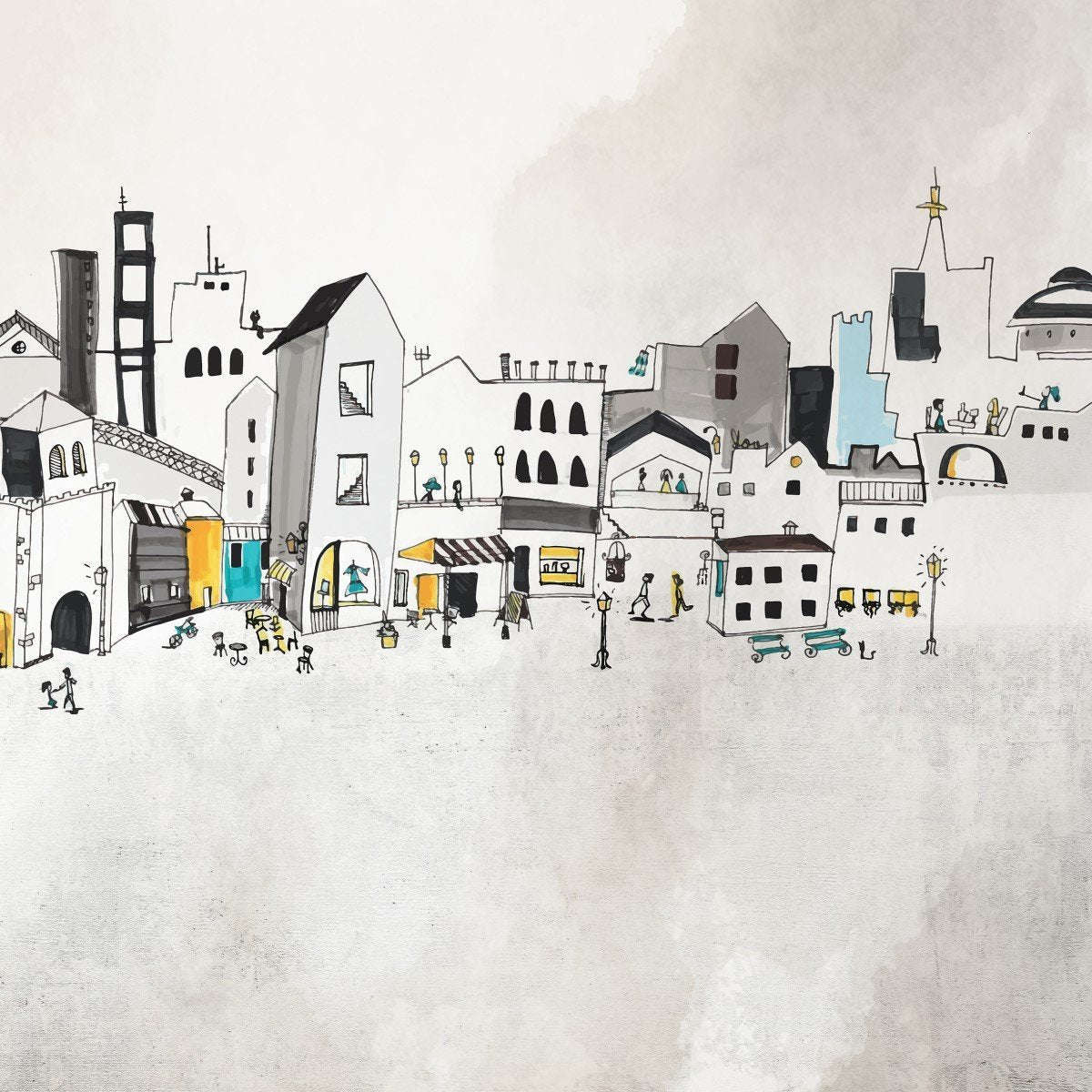 Invisible City-Behang-Tapete-INSTABILELAB-01-Vinyl New Middle-InvisibleCity01-Selected Wallpapers
