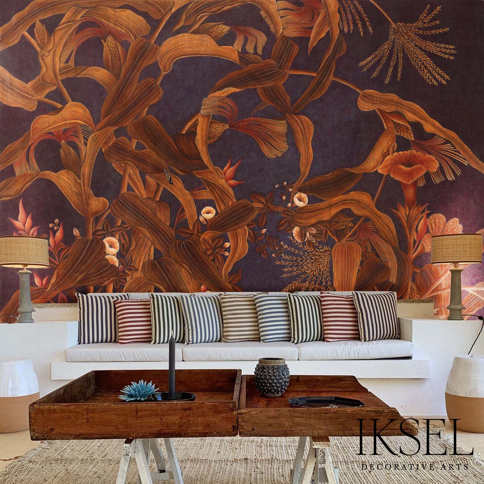 Japanese Cornflowers wallpaper Iksel SC129 – Selected