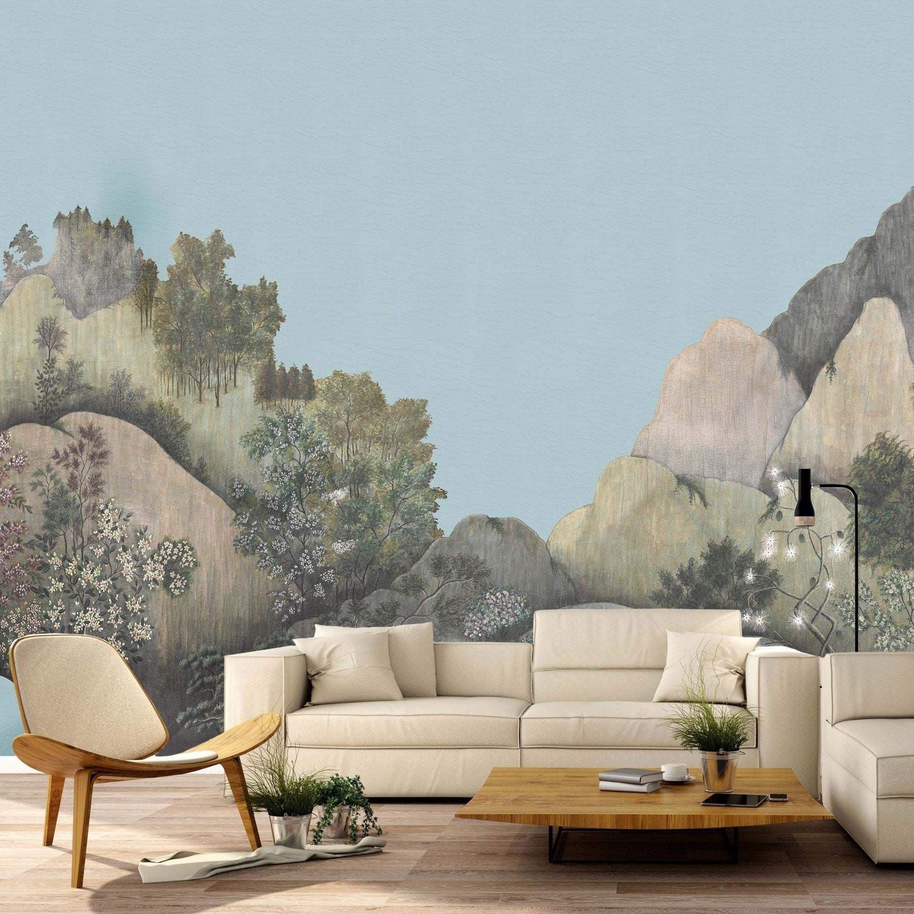 絵画 Mountain Landscape Japanese Mountains wallpaper Iksel SC145 – Selected