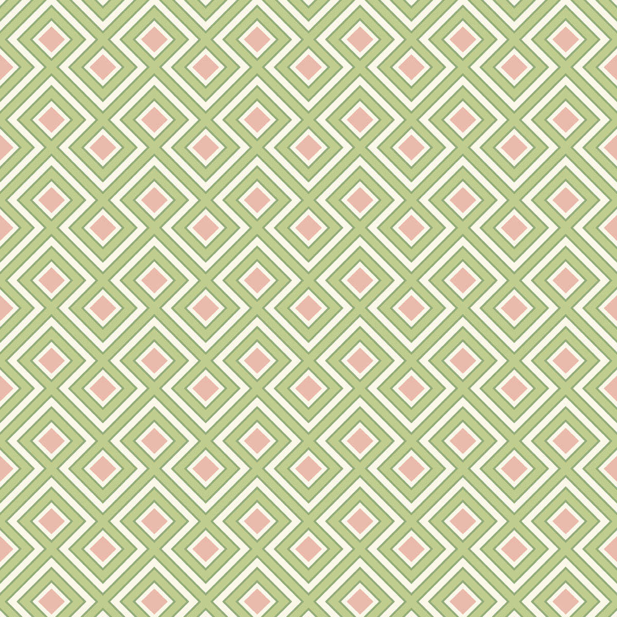 La Fiorentina Small-Behang-Tapete-GP&J Baker-Green/Blush-Rol-BW45098.2-Selected Wallpapers