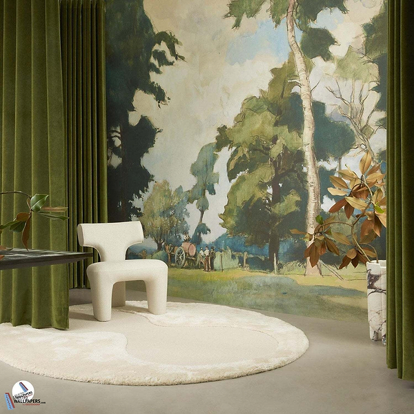 La Foret de Chantilly-Behang-Tapete-Pierre Frey-Selected Wallpapers