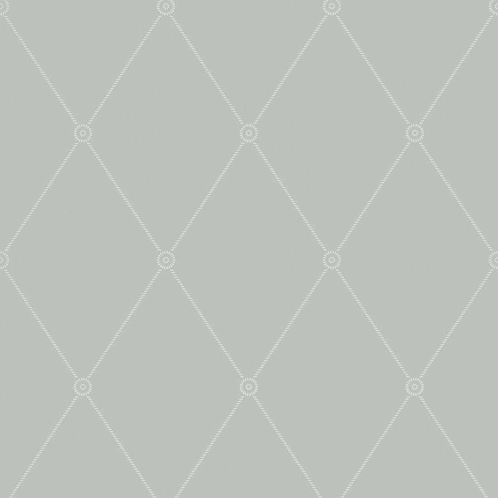 Large Georgian Rope Trellis-Behang-Tapete-Cole & Son-Grey-Rol-100/13062-Selected Wallpapers