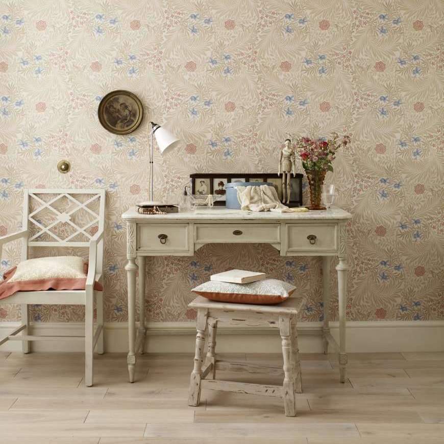 Larkspur-behang-Tapete-Morris & Co-Selected Wallpapers