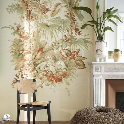 Le Repos des Fauves-Behang-Tapete-Pierre Frey-Selected Wallpapers