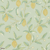 Lemon Tree-behang-Tapete-Morris & Co-Sage-Rol-216673-Selected Wallpapers