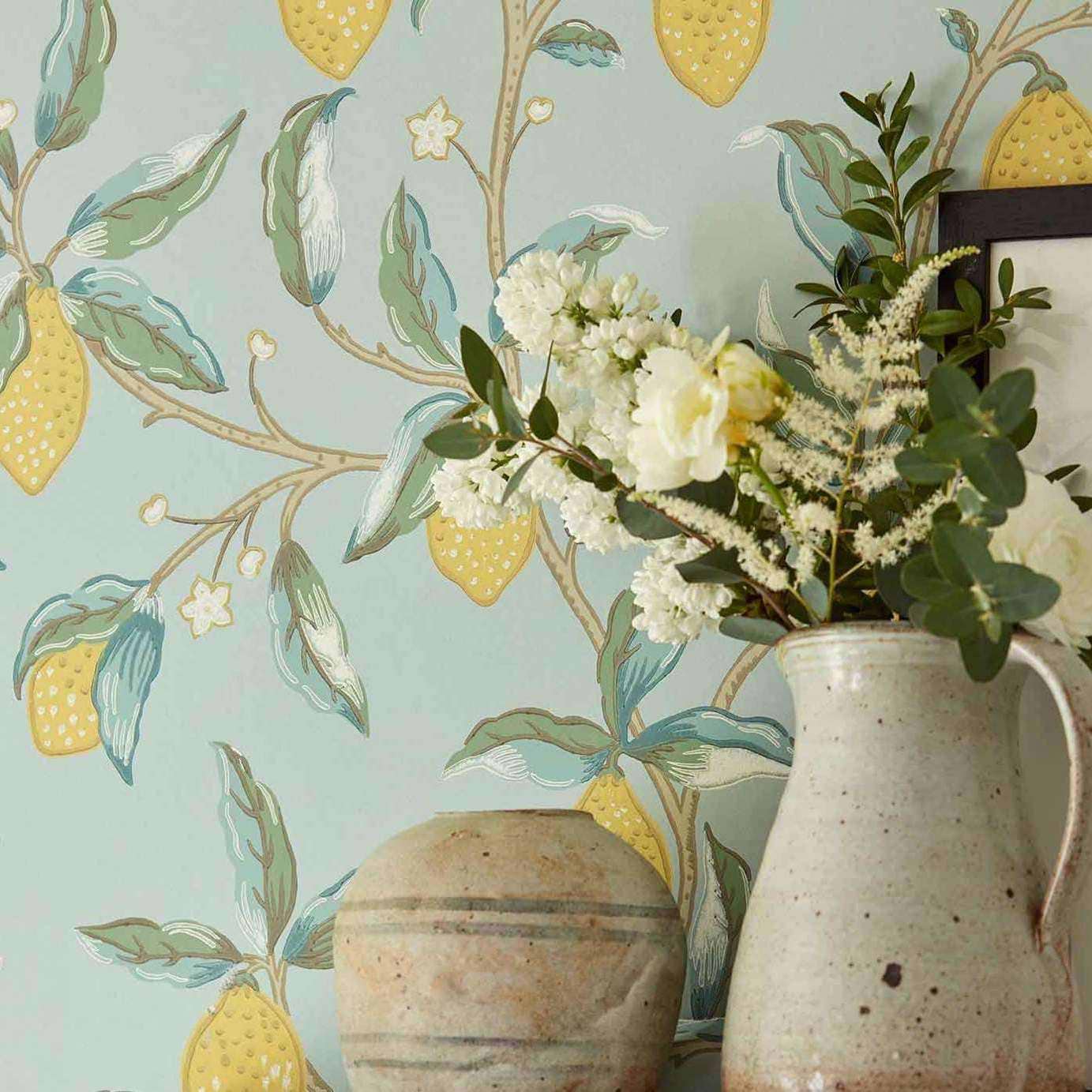 Lemon Tree-behang-Tapete-Morris & Co-Selected Wallpapers