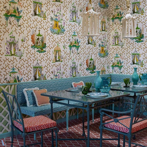 Les Folies-behang-Tapete-Pierre Frey-Selected Wallpapers