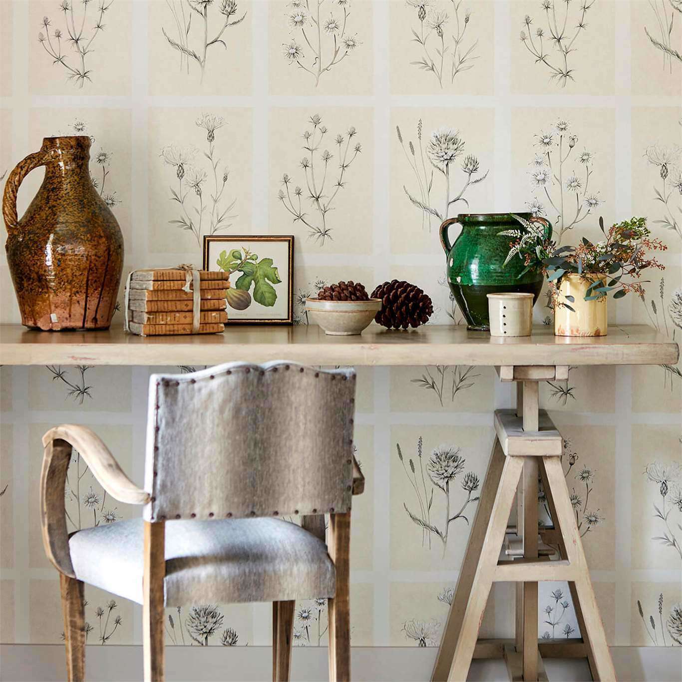 Little Thistles-behang-Tapete-Sanderson-Selected Wallpapers