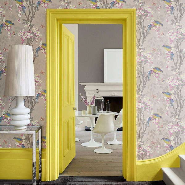 Loriini-behang-Tapete-Little Greene-Selected Wallpapers