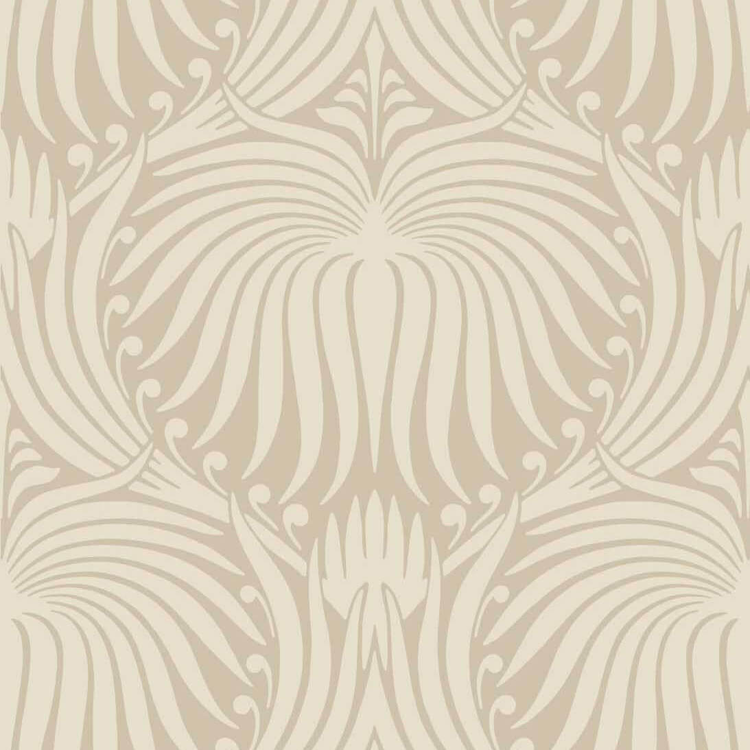 Lotus-Behang-Tapete-Farrow & Ball-Clunch-Rol-BP2009-Selected Wallpapers