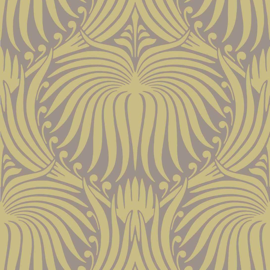 Lotus-Behang-Tapete-Farrow & Ball-Churlish Green-Rol-BP2047-Selected Wallpapers