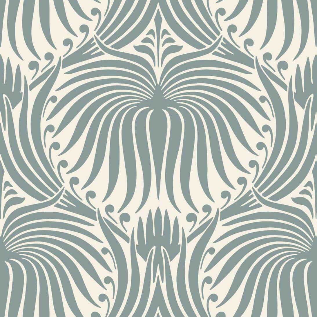 Lotus-Behang-Tapete-Farrow & Ball-Oval Room Blue-Rol-BP2053-Selected Wallpapers