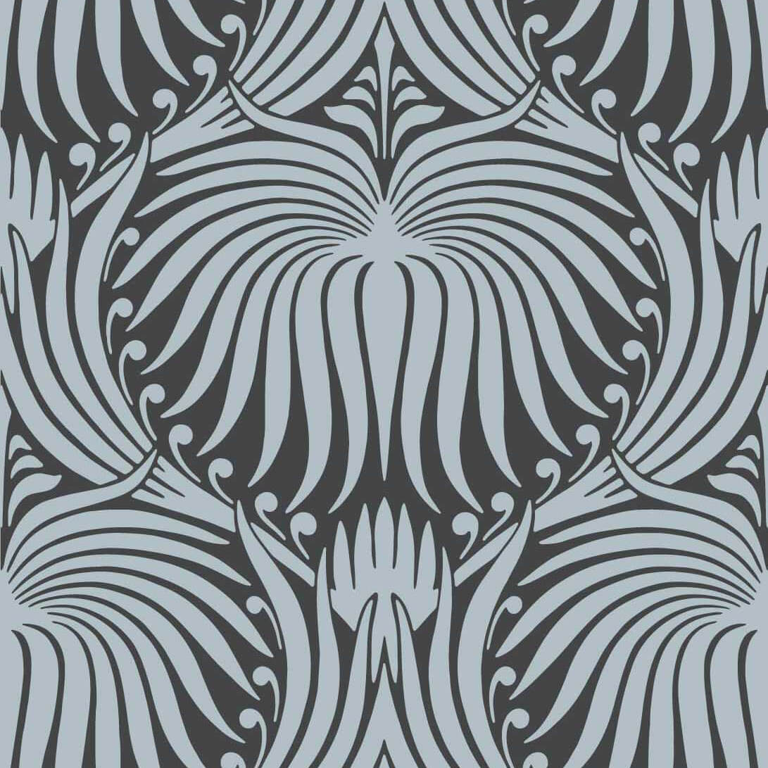 Lotus-Behang-Tapete-Farrow & Ball-Parma Gray-Rol-BP2057-Selected Wallpapers