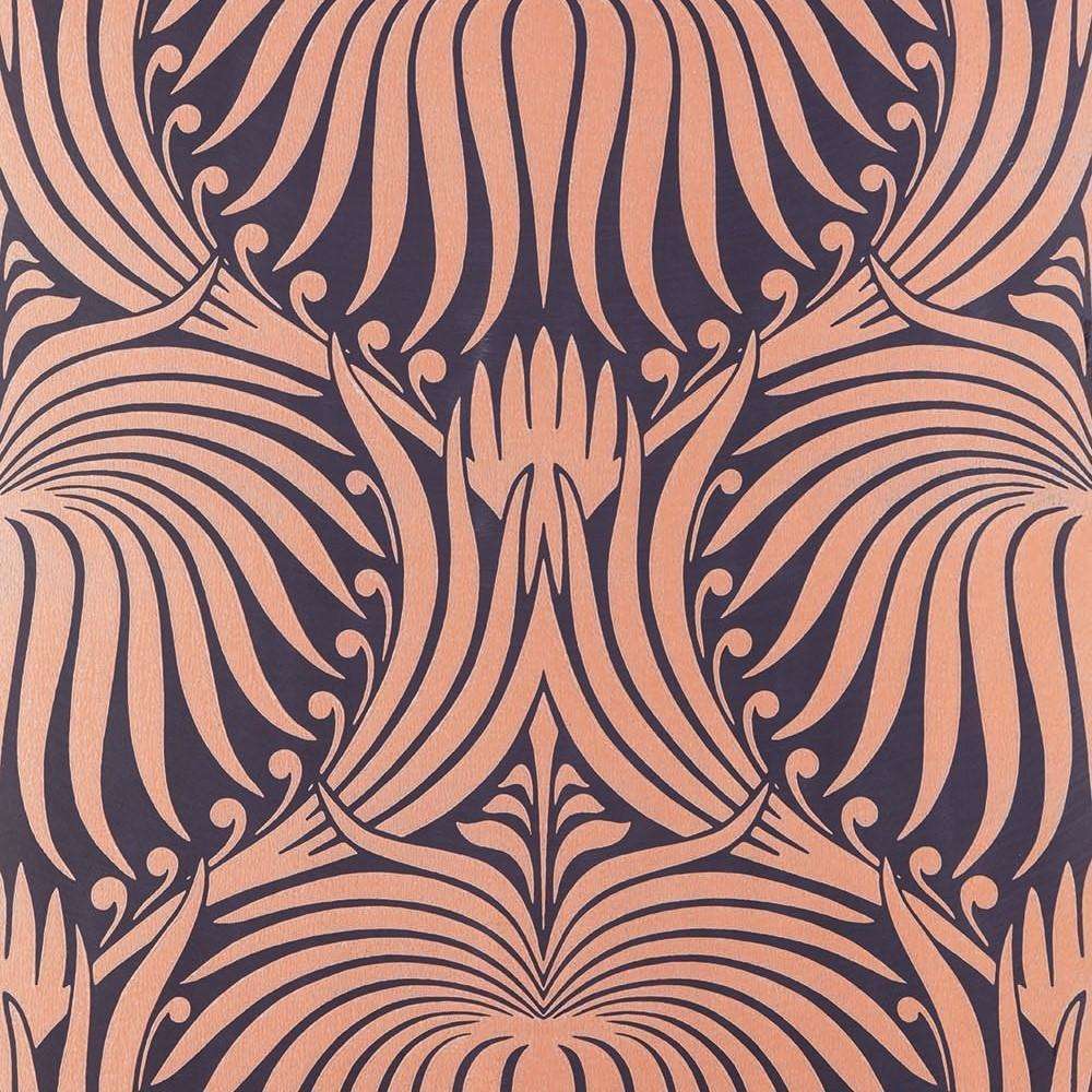 Lotus-Behang-Tapete-Farrow & Ball-Copper-Rol-BP2068-Selected Wallpapers