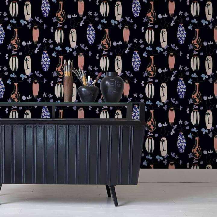 Lydia Delgado - Vase of Paradise-Behang-Tapete-Coordonne-Selected Wallpapers