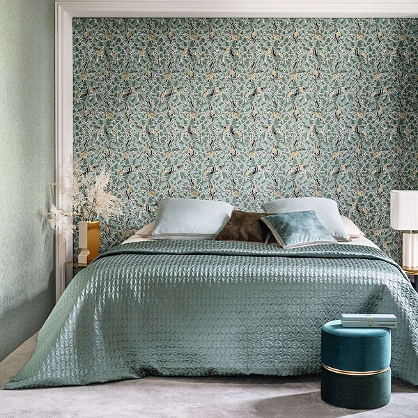 Majoliques-behang-Tapete-Casamance-Selected Wallpapers