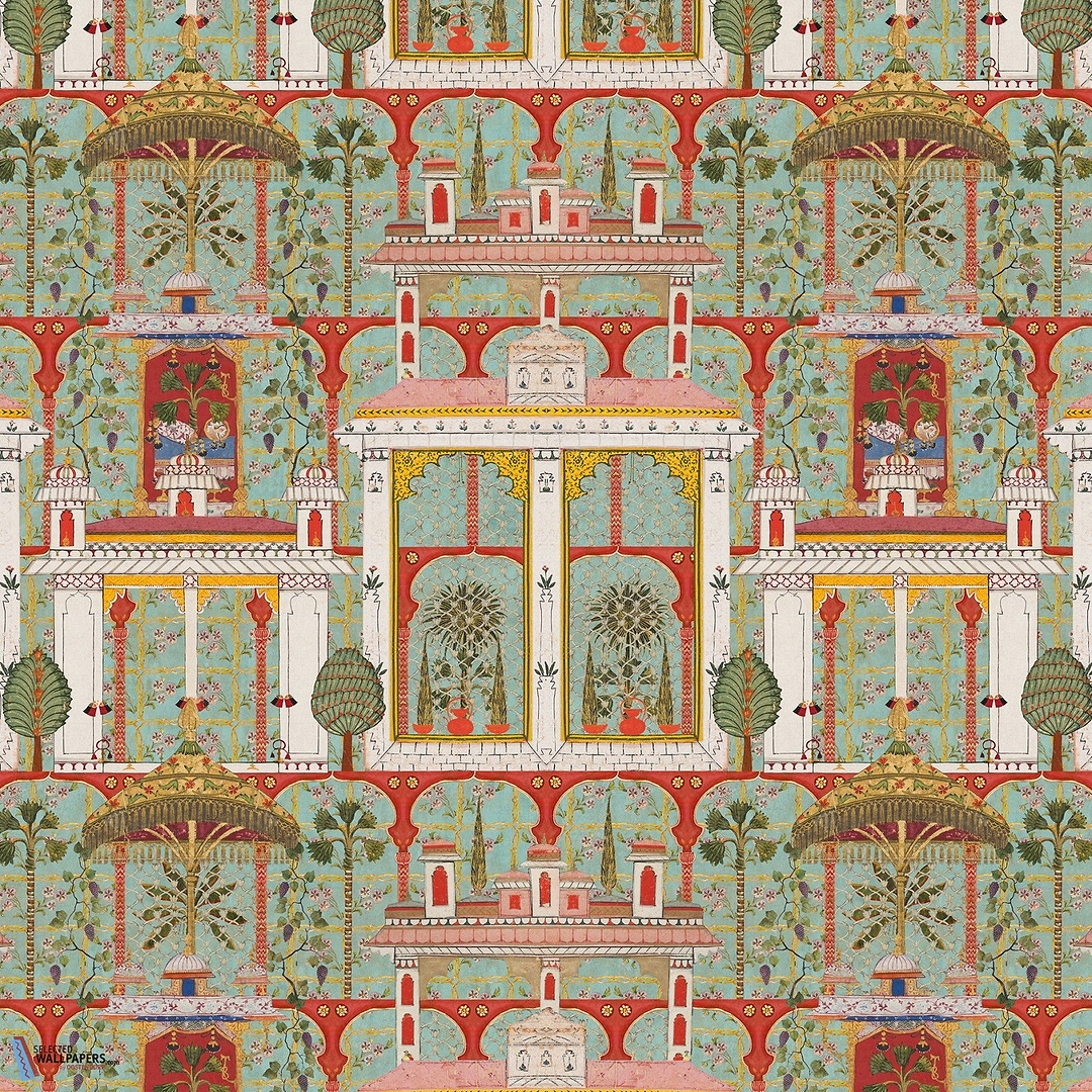 Majorelle Garden-behang-Tapete-Mind the Gap-Agate-300 cm (standaard)-WP20748-Selected Wallpapers