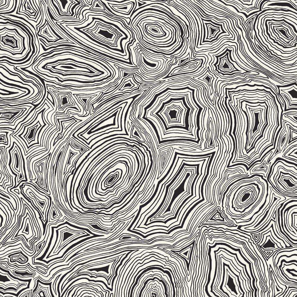Malachite-behang-Tapete-Cole & Son-Zwart/Wit-Rol-114/17036-Selected Wallpapers