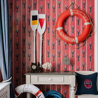 Mediterranean lobsters-behang-Tapete-Mind the Gap-Selected Wallpapers