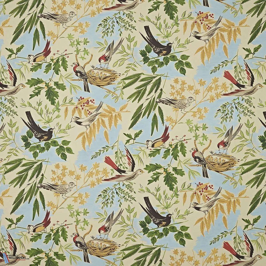 Nids Jolis-Behang-Tapete-Pierre Frey-Printemps-Meter (M1)-FP840001-Selected Wallpapers