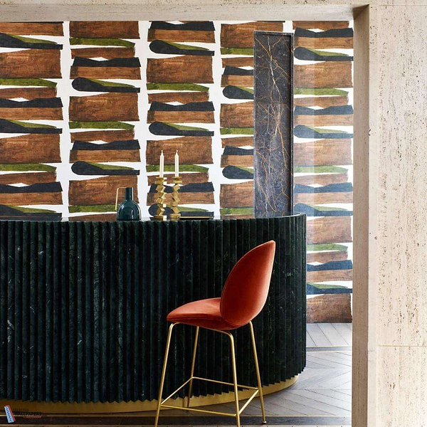 Obsidienne-behang-Tapete-Pierre Frey-Selected Wallpapers