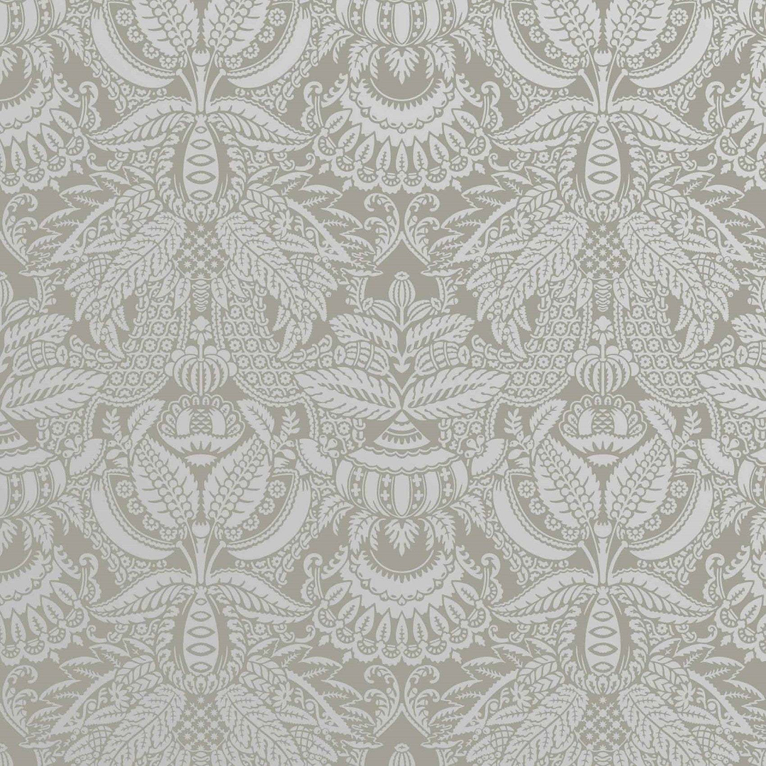 Orangerie-Behang-Tapete-Farrow & Ball-Bespoke Silver-Rol-BP2515-Selected Wallpapers