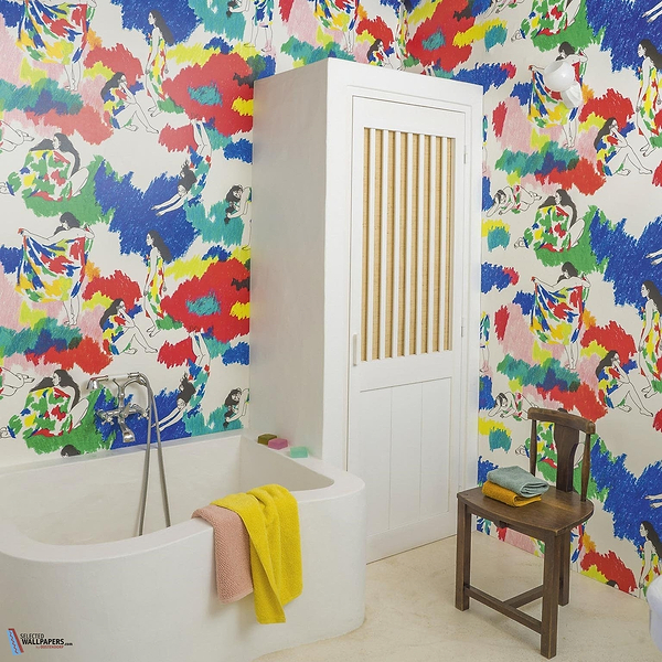 Pareu-behang-Tapete-Pierre Frey-Selected Wallpapers