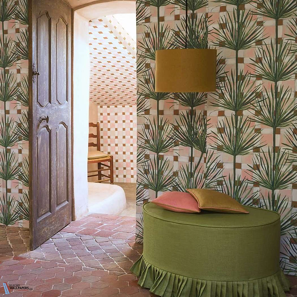 Patio exotique-behang-Tapete-Pierre Frey-Selected Wallpapers
