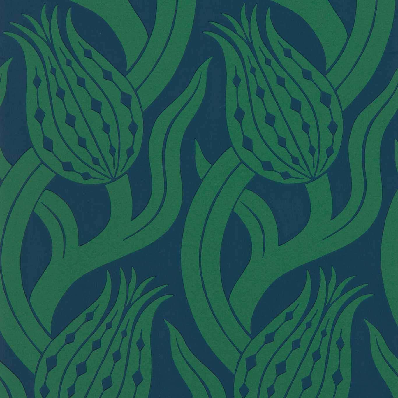 Persian Tulip-behang-Tapete-Zoffany-Poison-Rol-312996-Selected Wallpapers