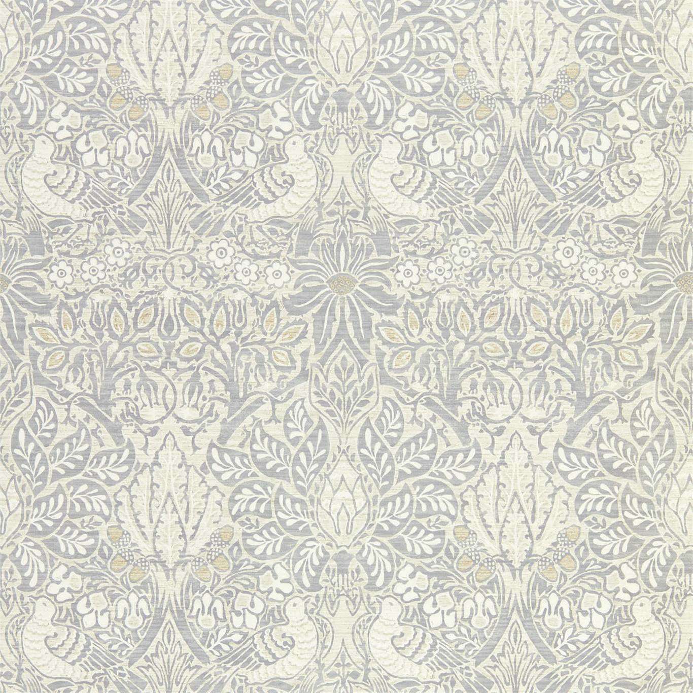 Pure Dove & Rose-behang-Tapete-Morris & Co-Cloud Grey-Rol-216520-Selected Wallpapers
